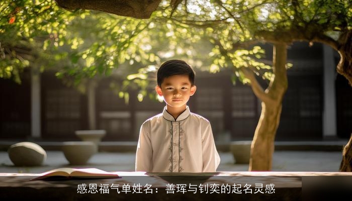 感恩福气单姓名：善珲与钊奕的起名灵感