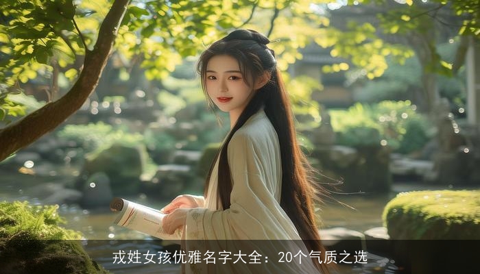 戎姓女孩优雅名字大全：20个气质之选