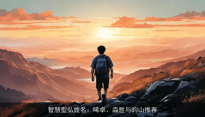 智慧型弘姓名：晞卓、淼胜与昀山推荐