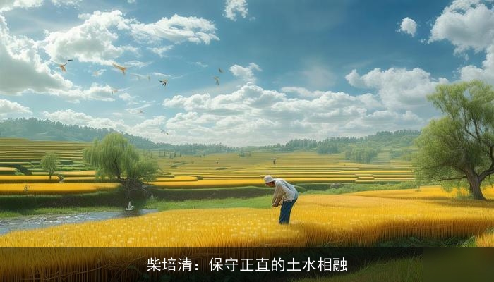 柴培清：保守正直的土水相融