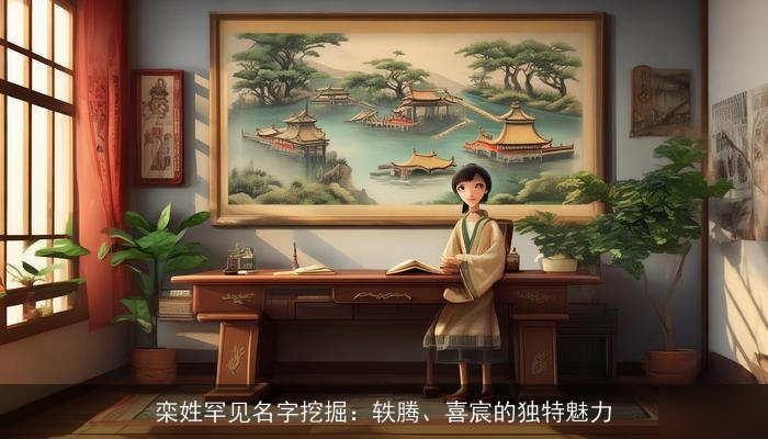 栾姓罕见名字挖掘：轶腾、喜宸的独特魅力