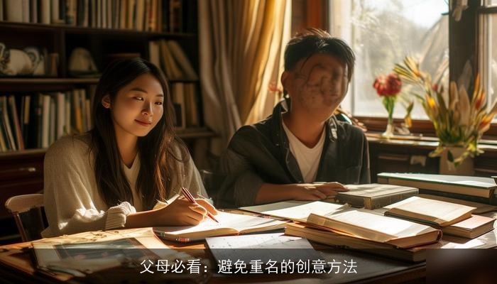 父母必看：避免重名的创意方法