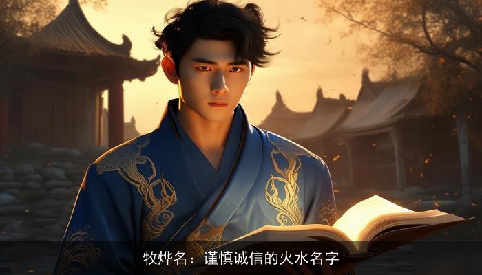 牧烨名：谨慎诚信的火水名字