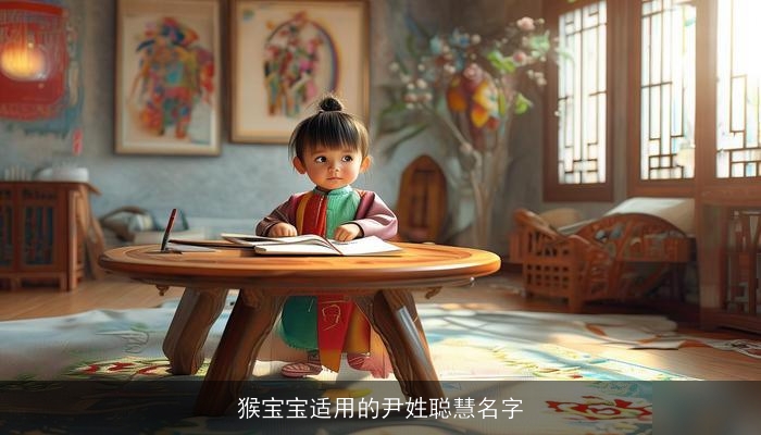 猴宝宝适用的尹姓聪慧名字