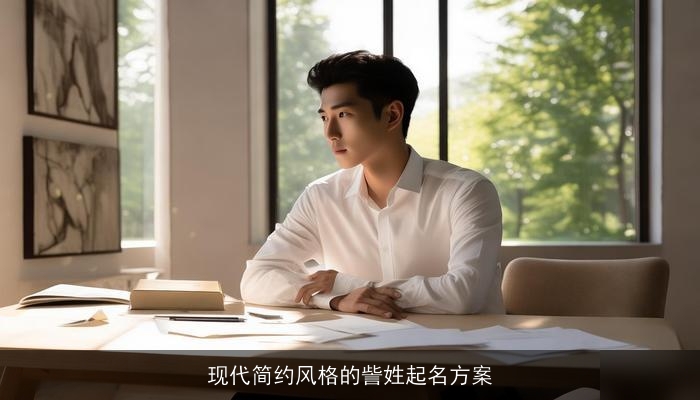 现代简约风格的訾姓起名方案