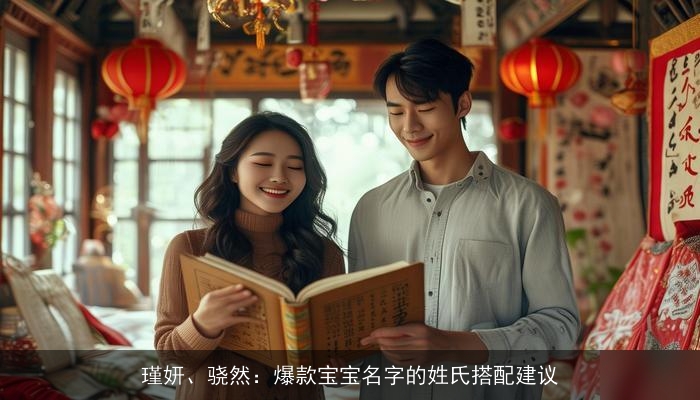 瑾妍、骁然：爆款宝宝名字的姓氏搭配建议