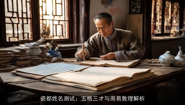 瓷都姓名测试：五格三才与周易数理解析