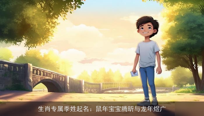 生肖专属季姓起名：鼠年宝宝腾昕与龙年煜广