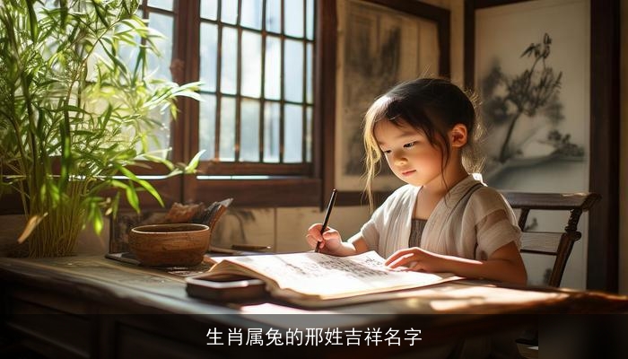 生肖属兔的邢姓吉祥名字