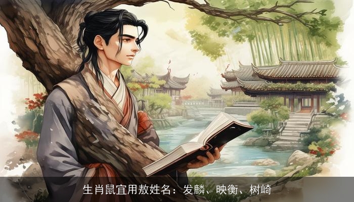 生肖鼠宜用敖姓名：发麟、映衡、树崎