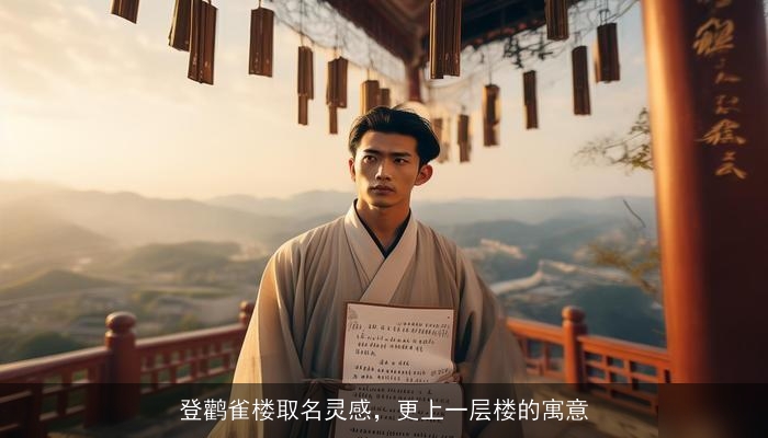 登鹳雀楼取名灵感，更上一层楼的寓意