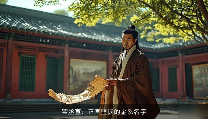 瞿丞宣：正直坚韧的金系名字