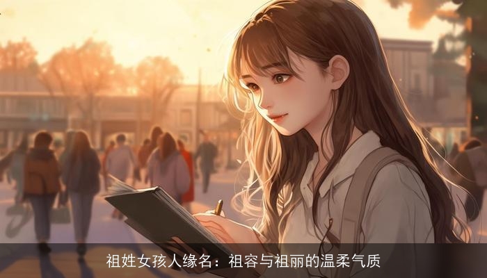 祖姓女孩人缘名：祖容与祖丽的温柔气质