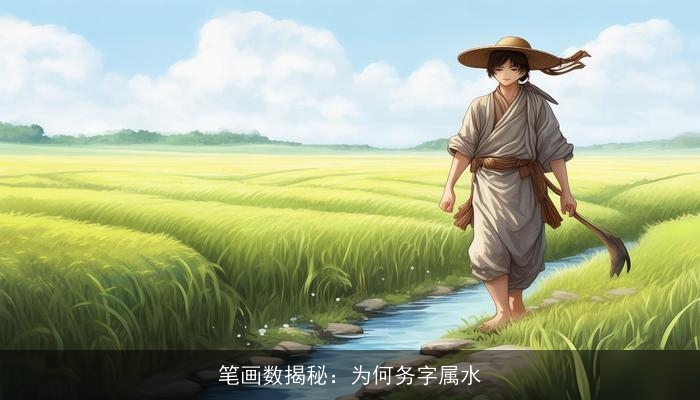 笔画数揭秘：为何务字属水