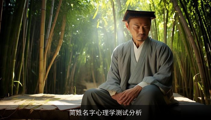 简姓名字心理学测试分析