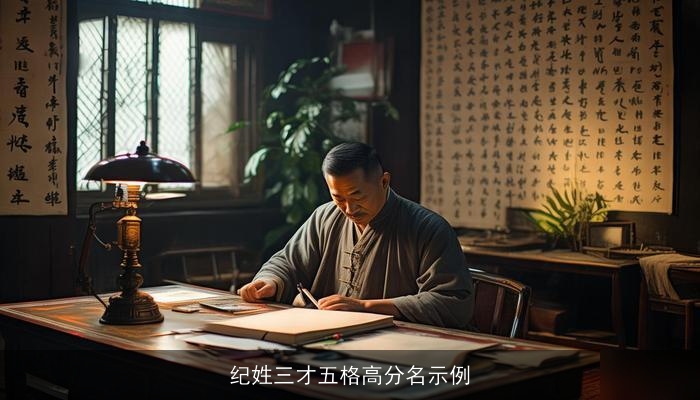 纪姓三才五格高分名示例