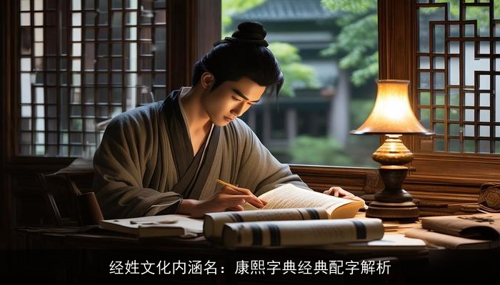 经姓文化内涵名：康熙字典经典配字解析