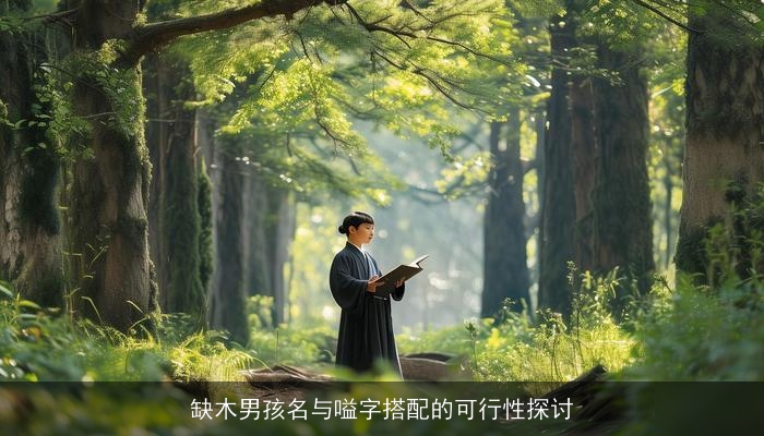 缺木男孩名与嗌字搭配的可行性探讨
