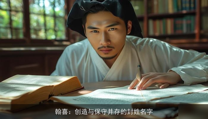 翰喜：创造与保守并存的封姓名字