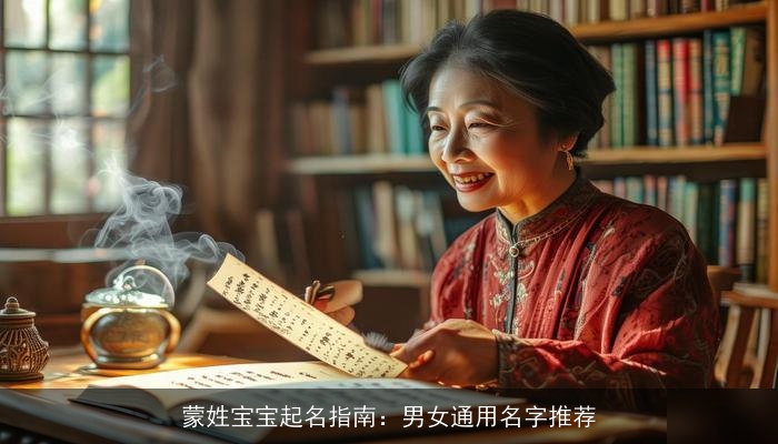 蒙姓宝宝起名指南：男女通用名字推荐
