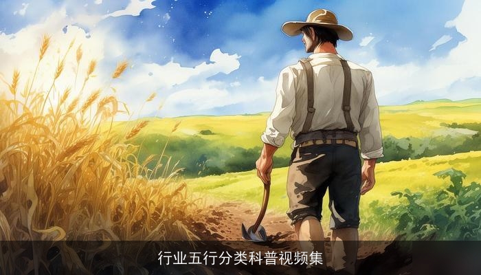 行业五行分类科普视频集
