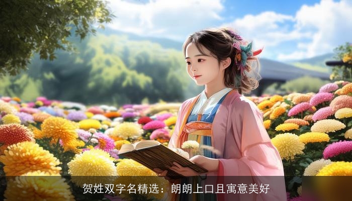 贺姓双字名精选：朗朗上口且寓意美好