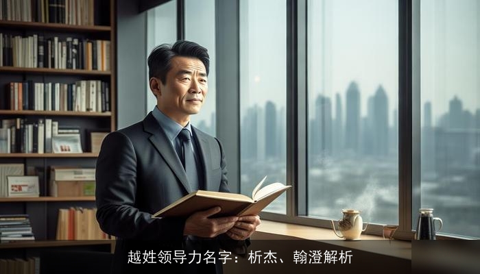 越姓领导力名字：析杰、翰澄解析