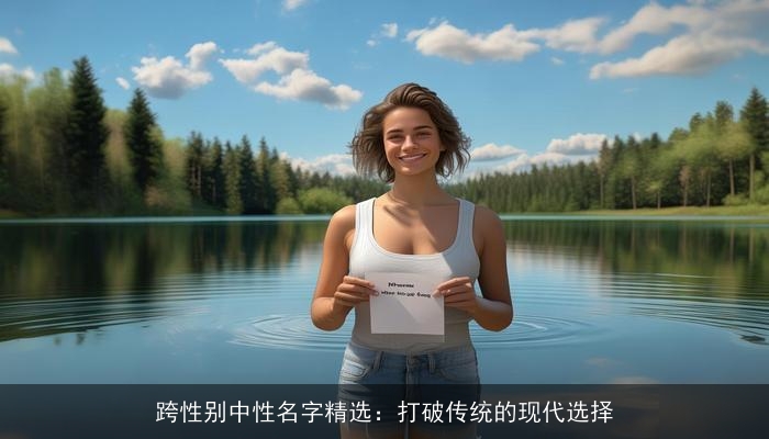 跨性别中性名字精选：打破传统的现代选择