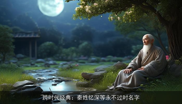 跨时代经典：秦姓忆深等永不过时名字