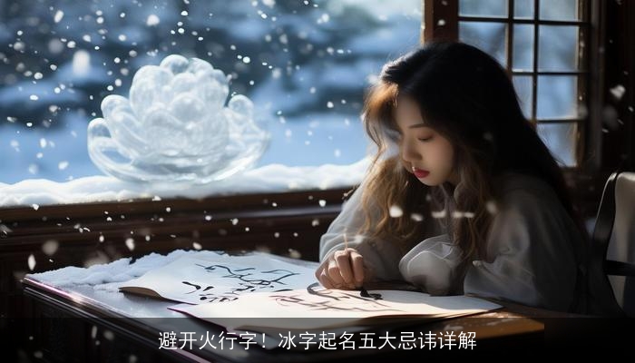 避开火行字！冰字起名五大忌讳详解
