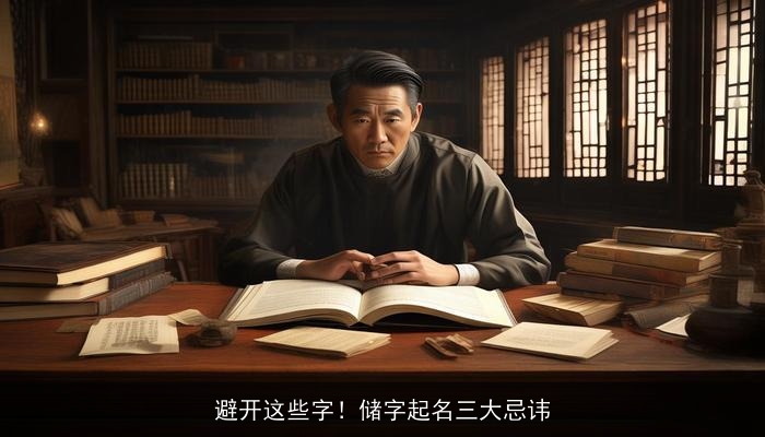 避开这些字！储字起名三大忌讳