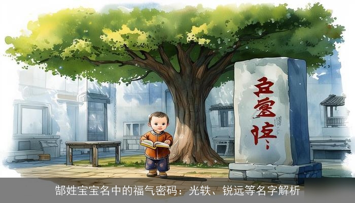 郜姓宝宝名中的福气密码：光轶、锐远等名字解析