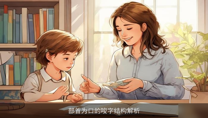 部首为口的唆字结构解析