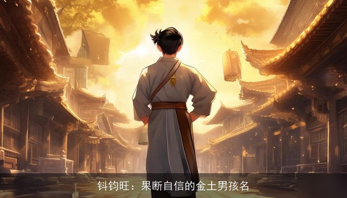 钭钧旺：果断自信的金土男孩名