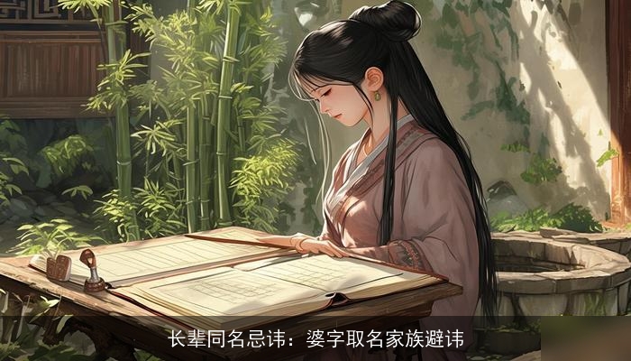 长辈同名忌讳：婆字取名家族避讳