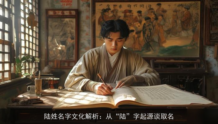 陆姓名字文化解析：从“陆”字起源谈取名