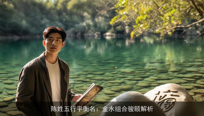 陈姓五行平衡名：金水组合骏颐解析
