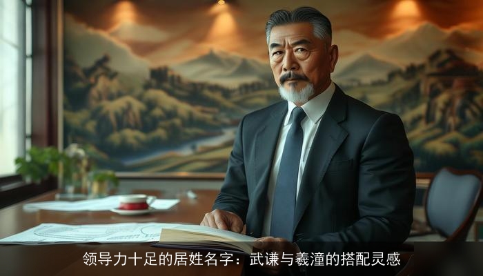 领导力十足的居姓名字：武谦与羲潼的搭配灵感