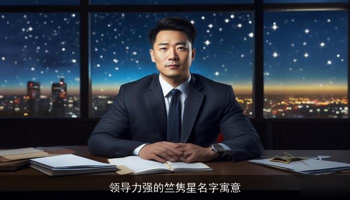 领导力强的竺隽星名字寓意