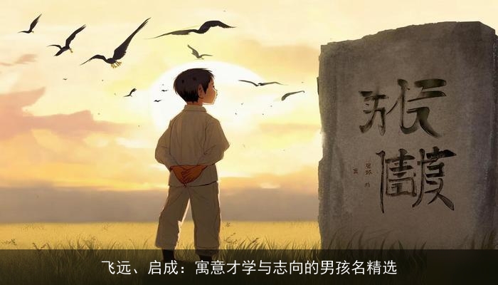 飞远、启成：寓意才学与志向的男孩名精选