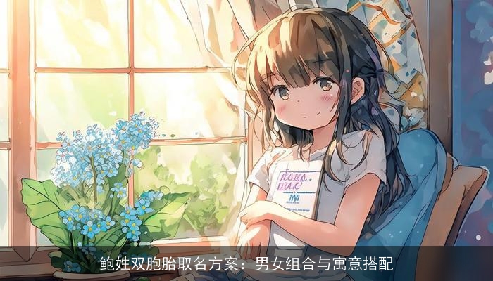 鲍姓双胞胎取名方案：男女组合与寓意搭配