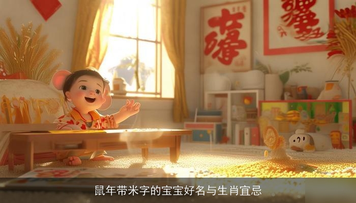 鼠年带米字的宝宝好名与生肖宜忌