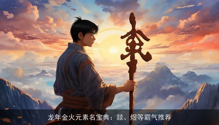 龙年金火元素名宝典：燚、煜等霸气推荐