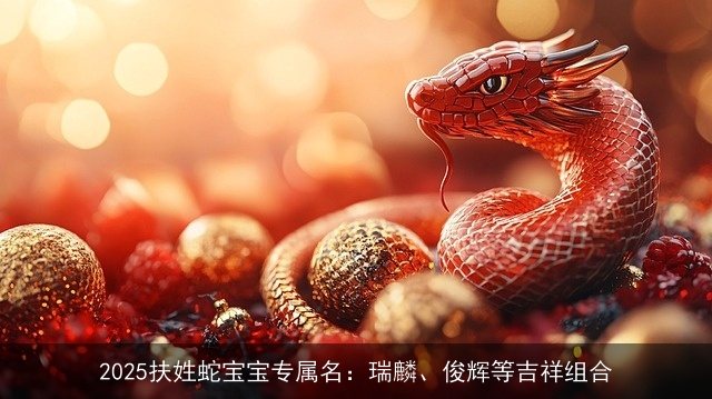 2025扶姓蛇宝宝专属名：瑞麟、俊辉等吉祥组合