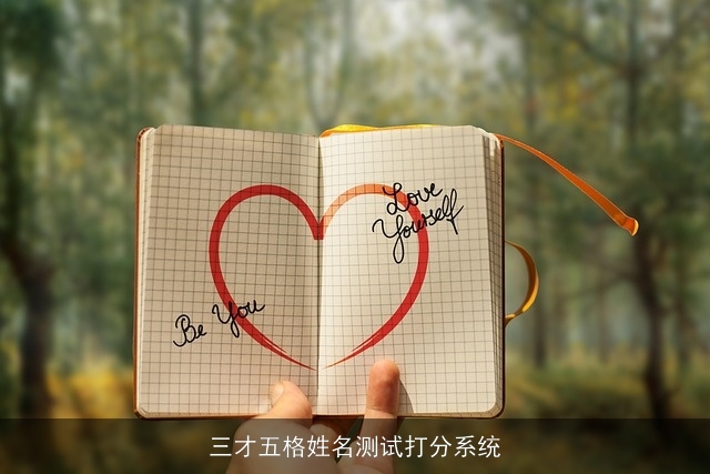 三才五格姓名测试打分系统