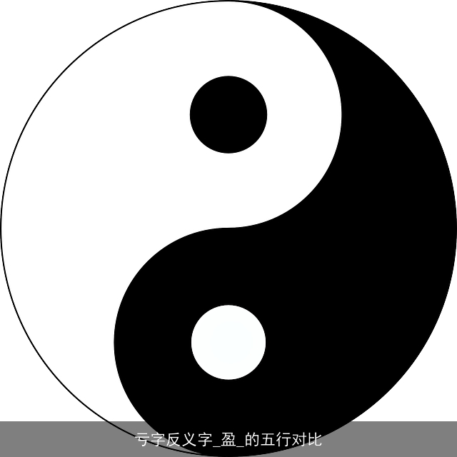 亏字反义字_盈_的五行对比