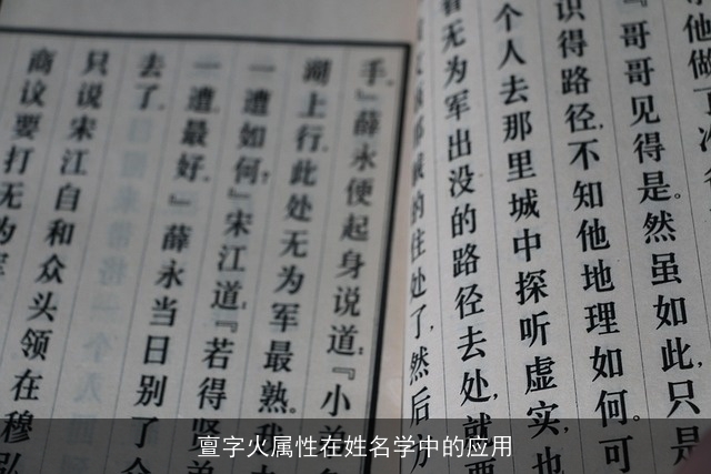 亶字火属性在姓名学中的应用