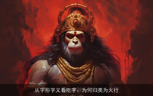 从字形字义看吃字：为何归类为火行