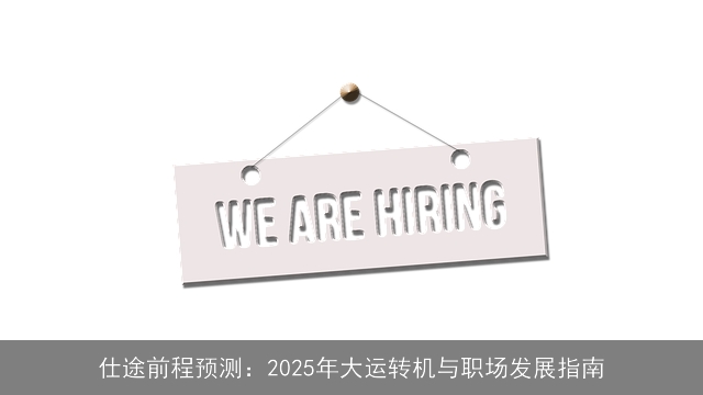 仕途前程预测：2025年大运转机与职场发展指南