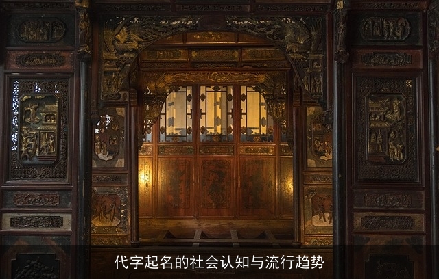代字起名的社会认知与流行趋势
